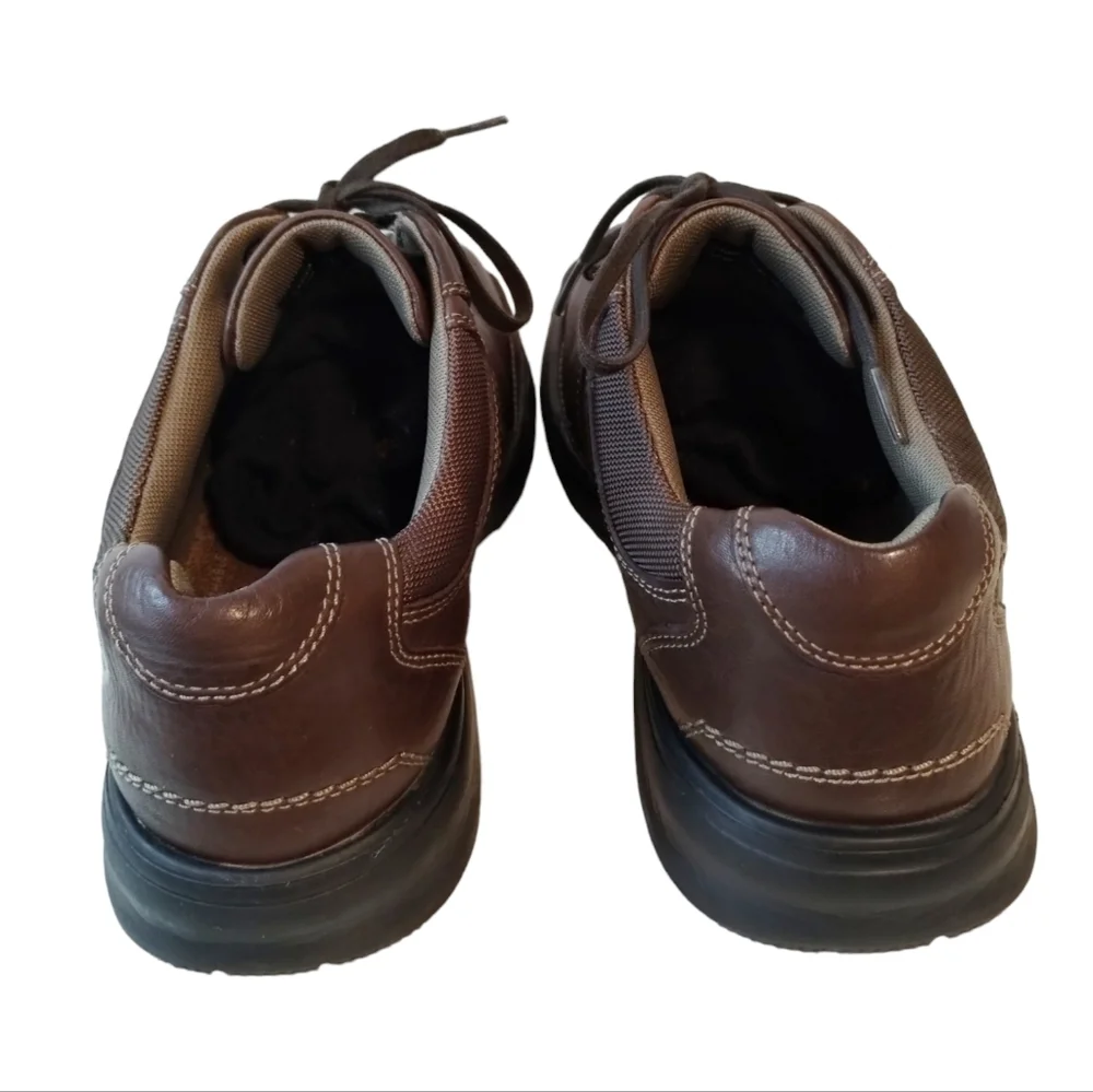 Clarks Leather Casual Oxford‎ Men's 10½ Brown